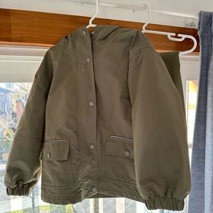 Jan and Jule fleece lined rain suit 4T